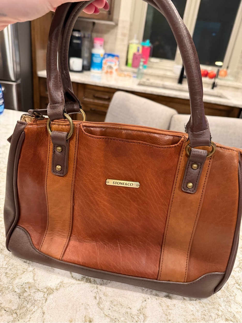 Stone & Co. leather bag
